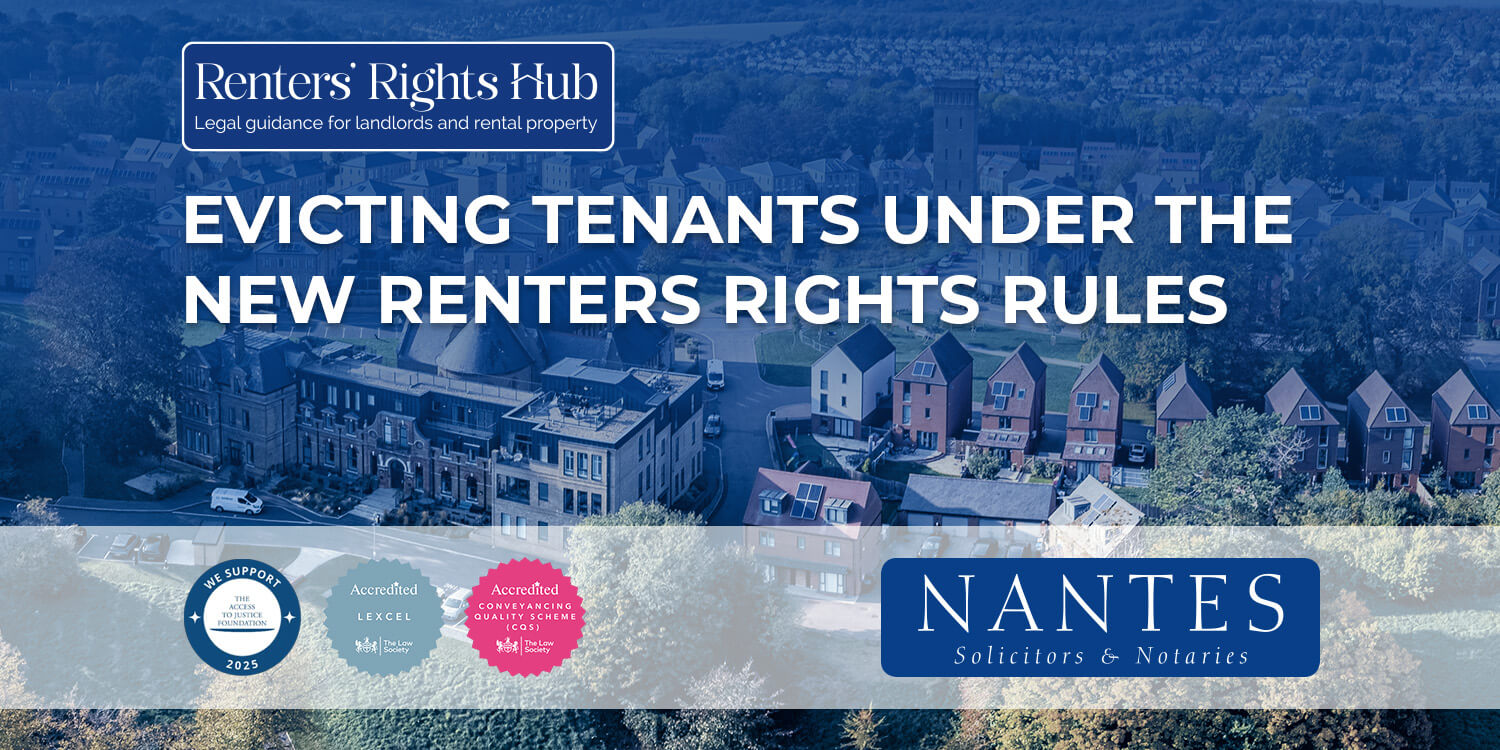 Evicting Tenants Under the New Renters Rights Rules