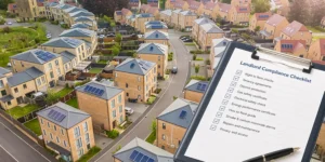 Aerial view of Dorset rental homes with a landlord compliance checklist for the Renters’ Rights Act 2025
